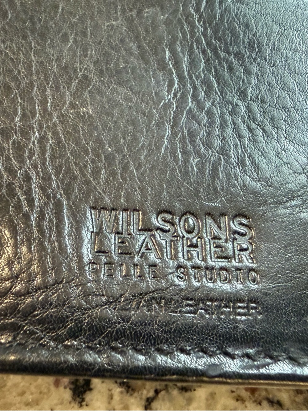 Wilson Leather Kiss Lock Coin Credit Card Purse - Black Leather - Picture 3 of 5